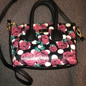 Betsey Johnson small handbag (w/ crossbody strap)